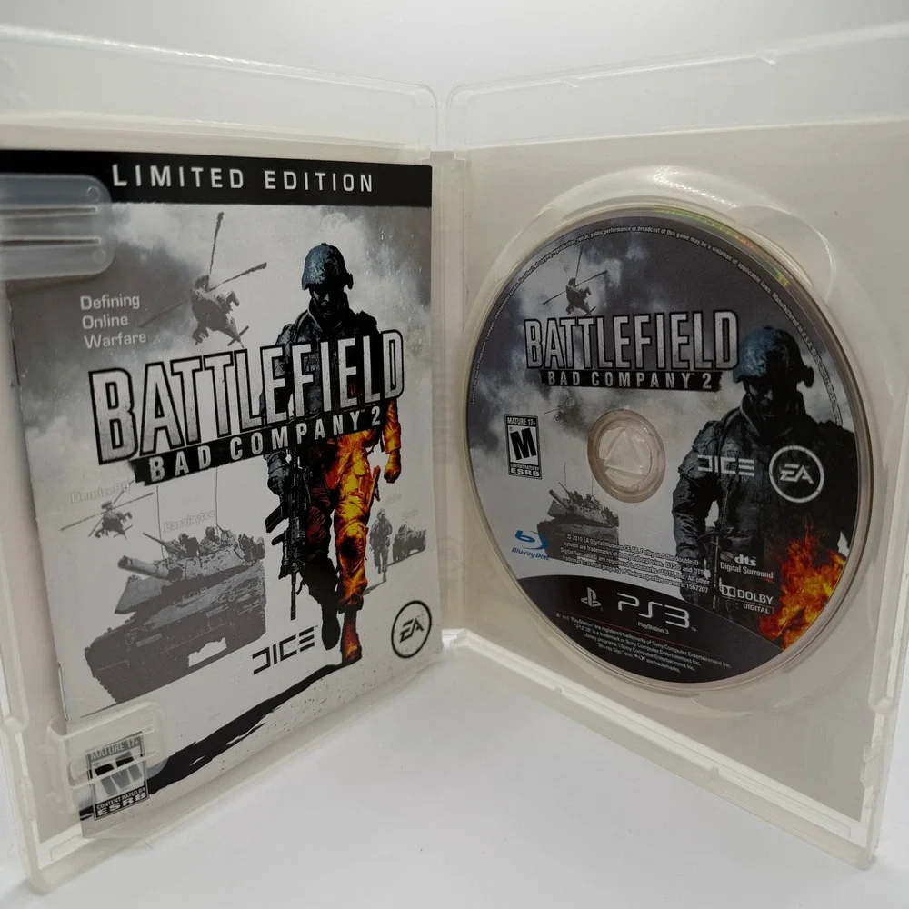 Battlefield Bad Company 2 Limited Edition Sony PS3 PlayStation 3 Game EA DICE